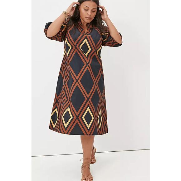 Anthropologie Dresses & Skirts - Anthropologie Porridge Mireil Midi Dress Brown Size Small